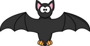 Simple Cartoon Bat Clip Art